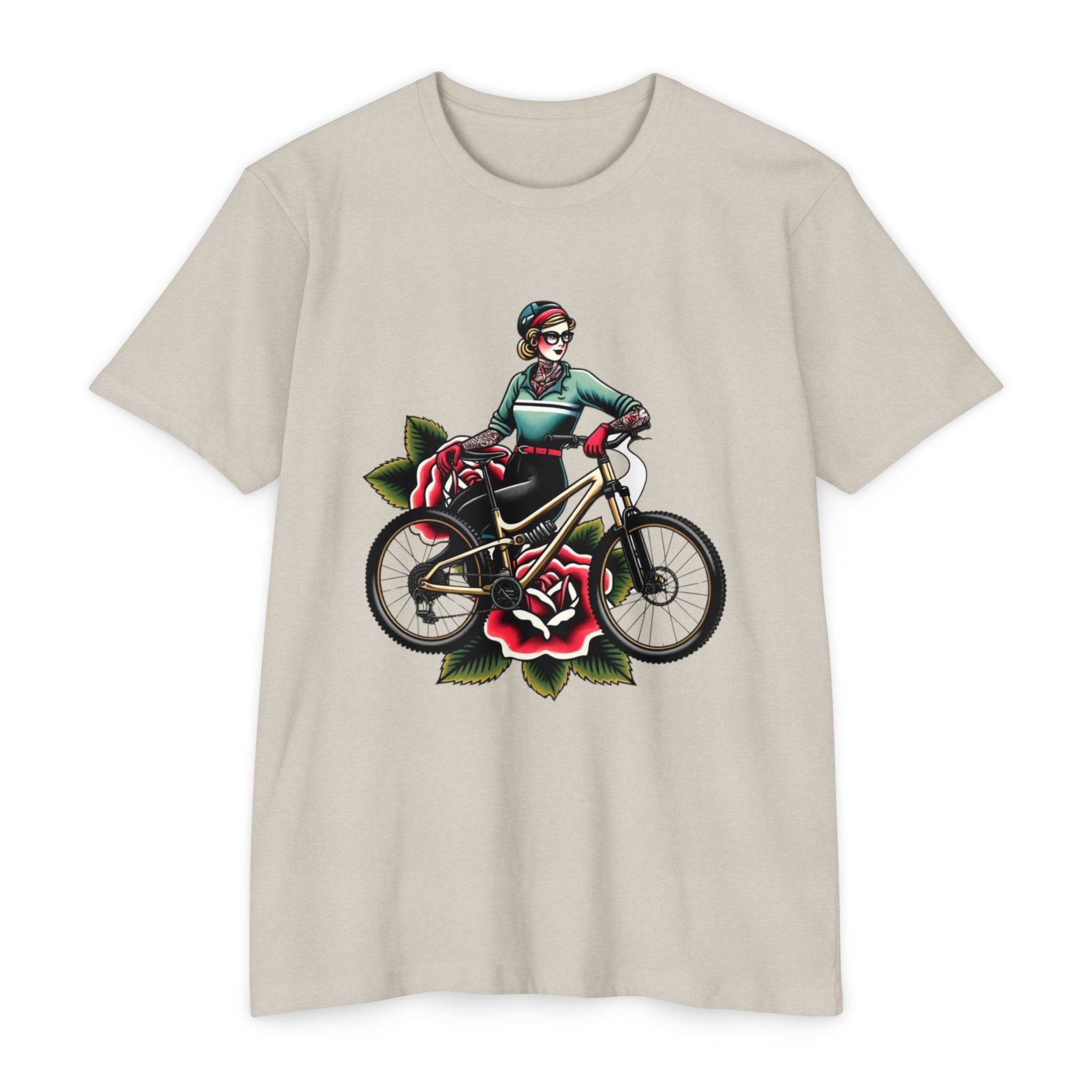 Tattooed Rider | Vintage Rose MTB Tee