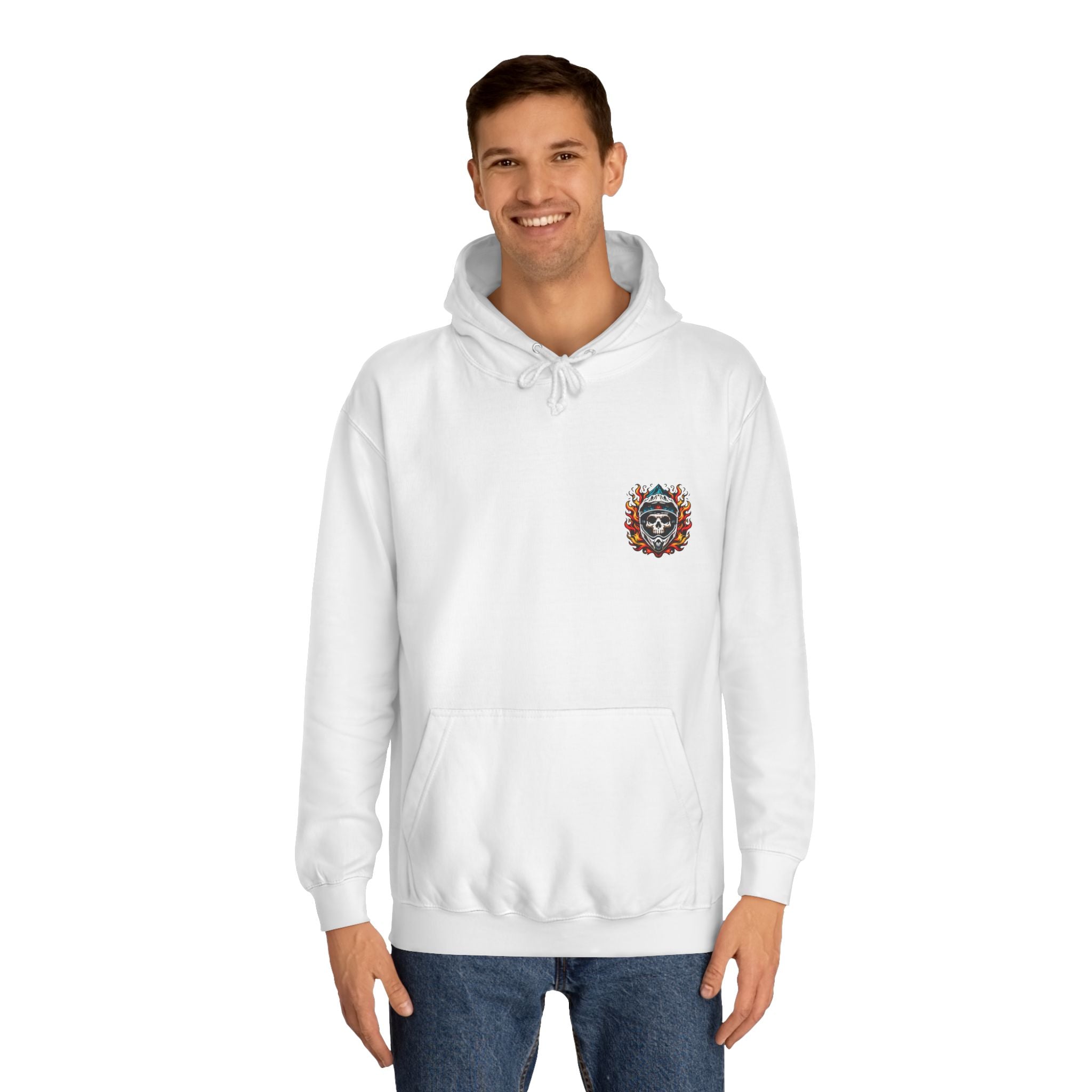 Men's Hoodie | Flaming Skull