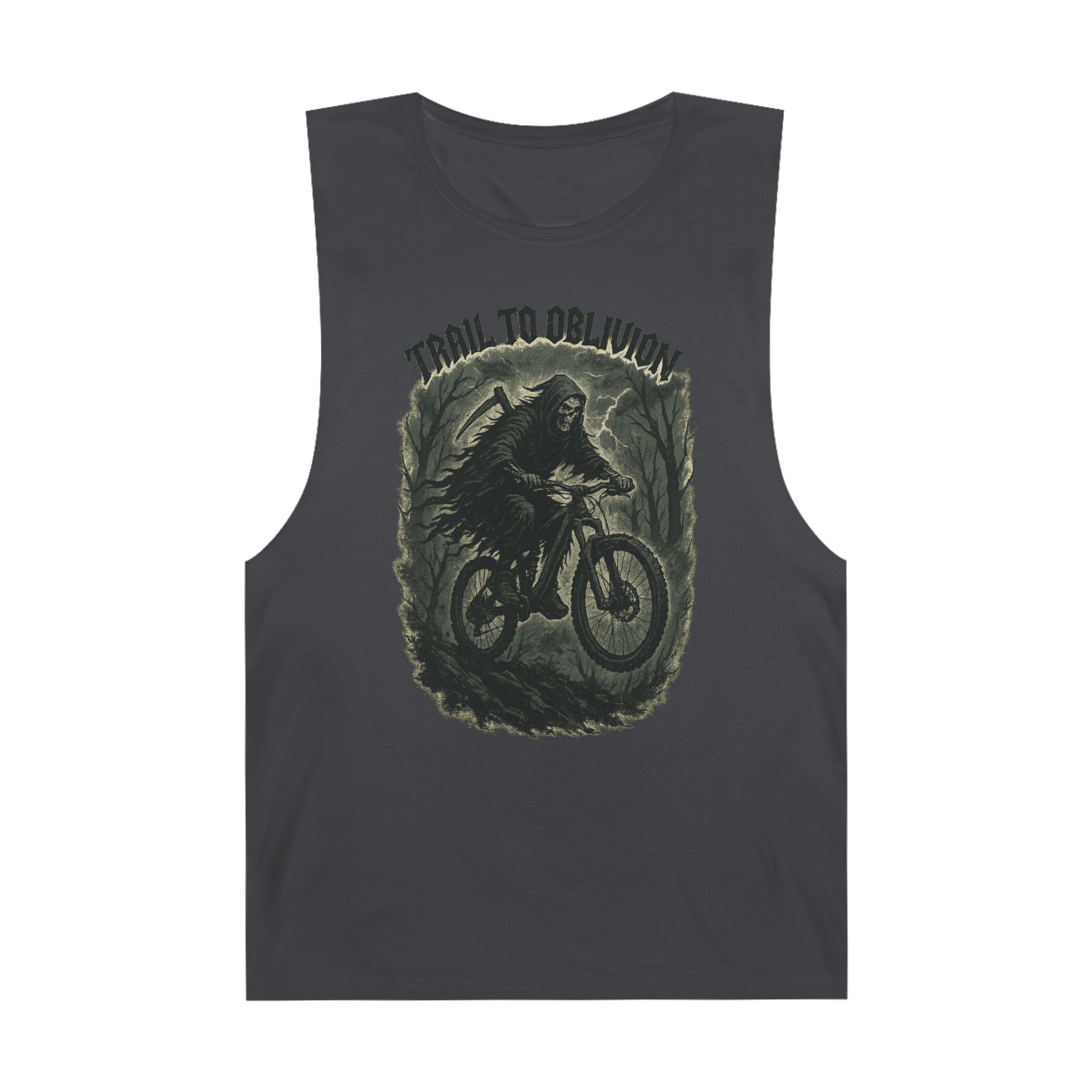 Trail to Oblivion Men's Tank - Edgy Graphic Workout Sleeveless Tee