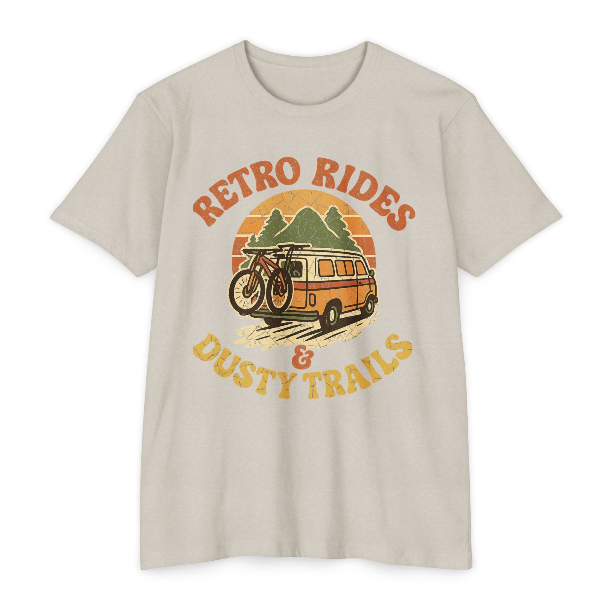 Women's Retro Rides Graphic T-Shirt for MTB Lovers