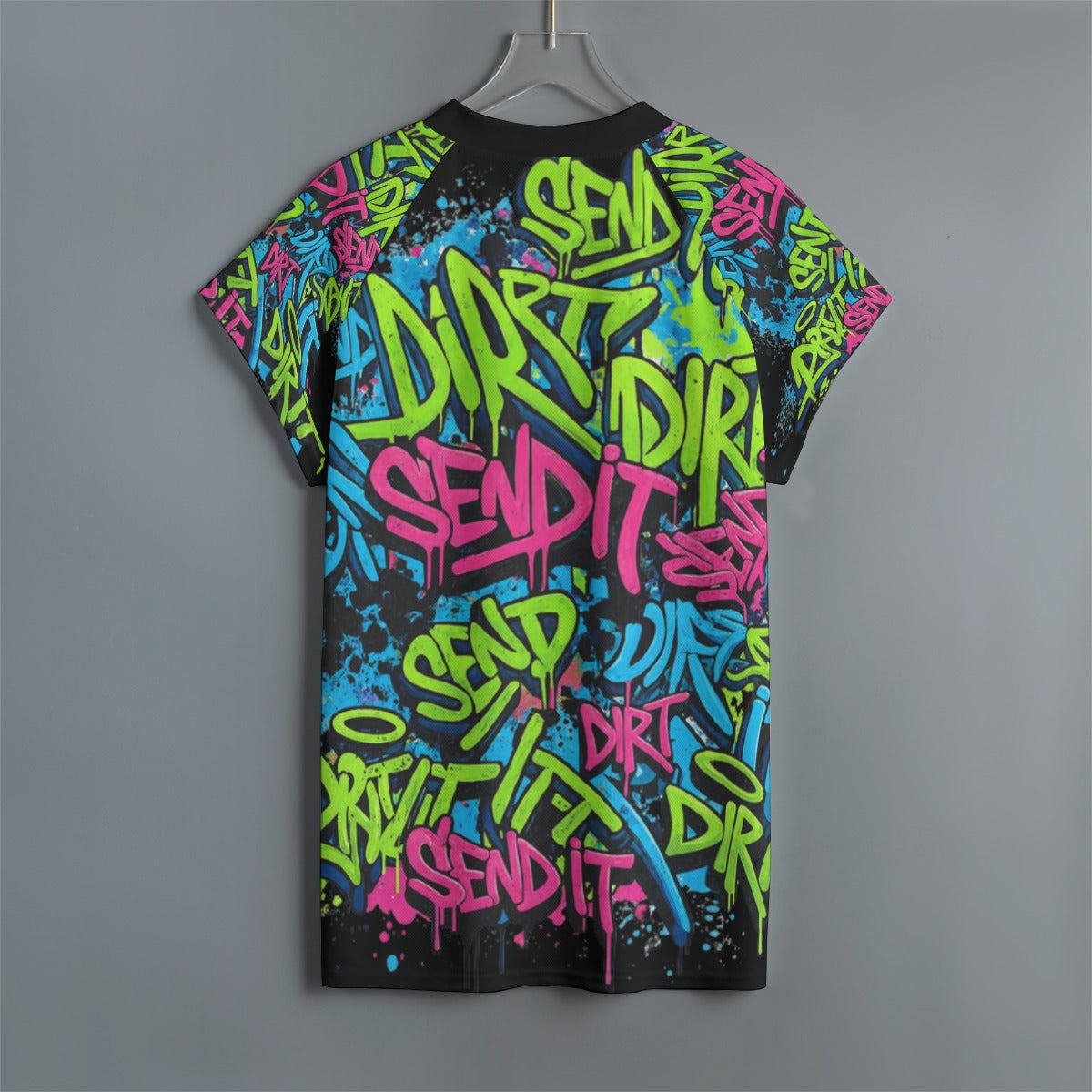 Men's MTB Jersey with Graffiti Design