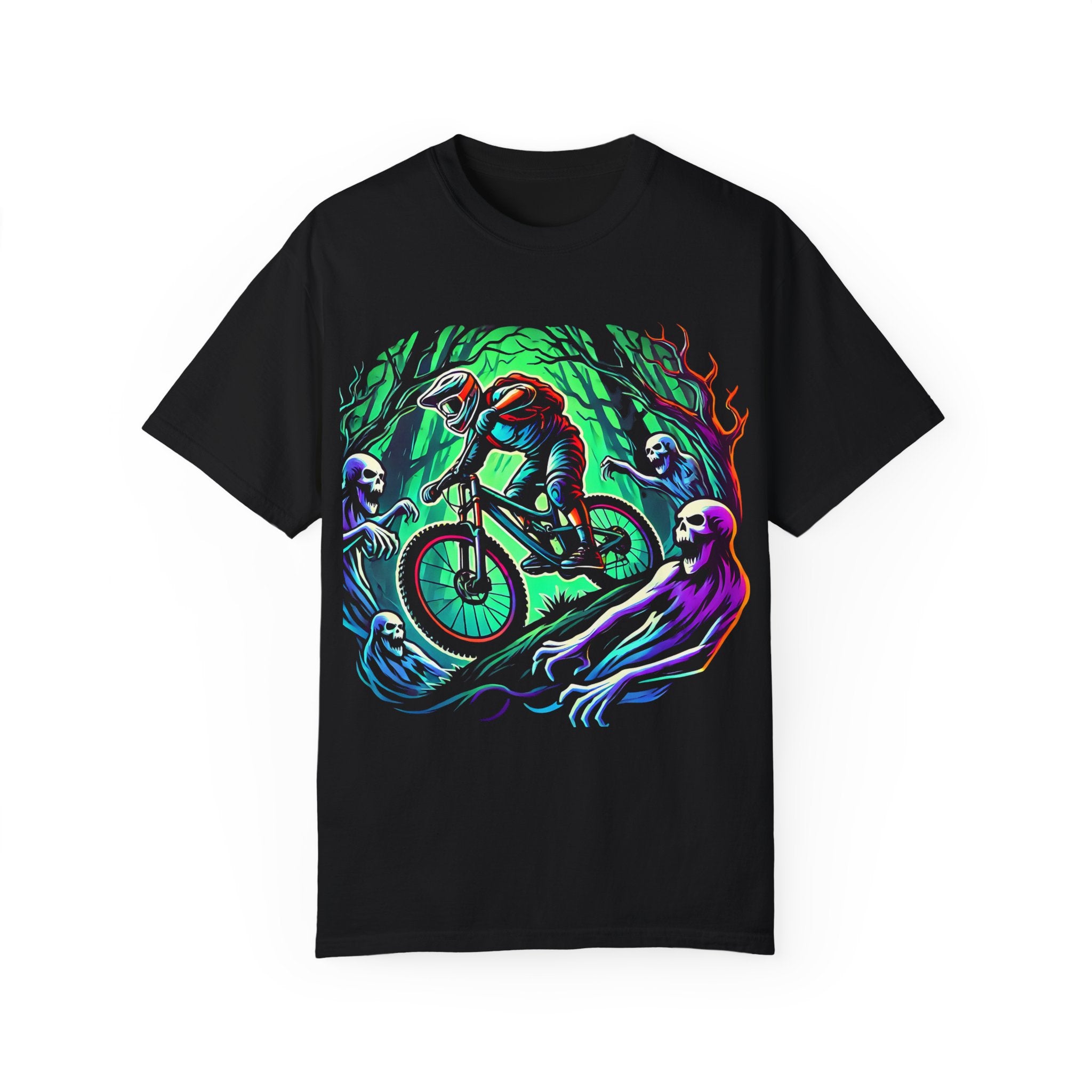 Single Track Dreamer Men's Ghost Mountain Biking T-Shirt