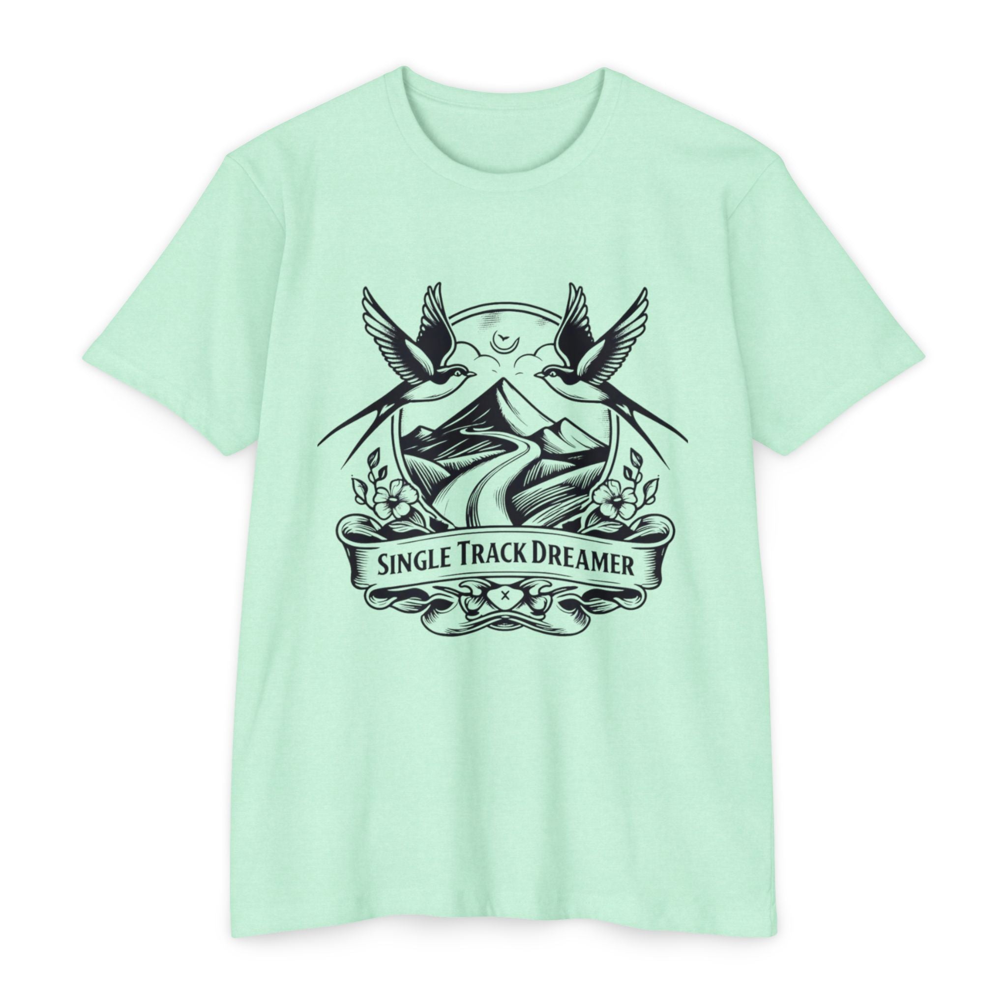 Swallows & Trails | Single Track Dreamer Vintage Rider Tee