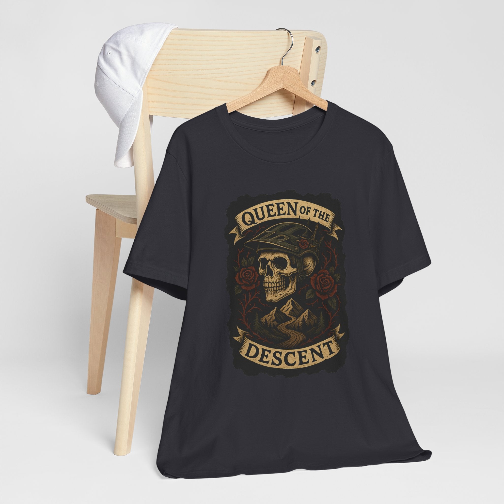 Queen of the Descent Skull Tee - Women's Short Sleeve T-Shirt