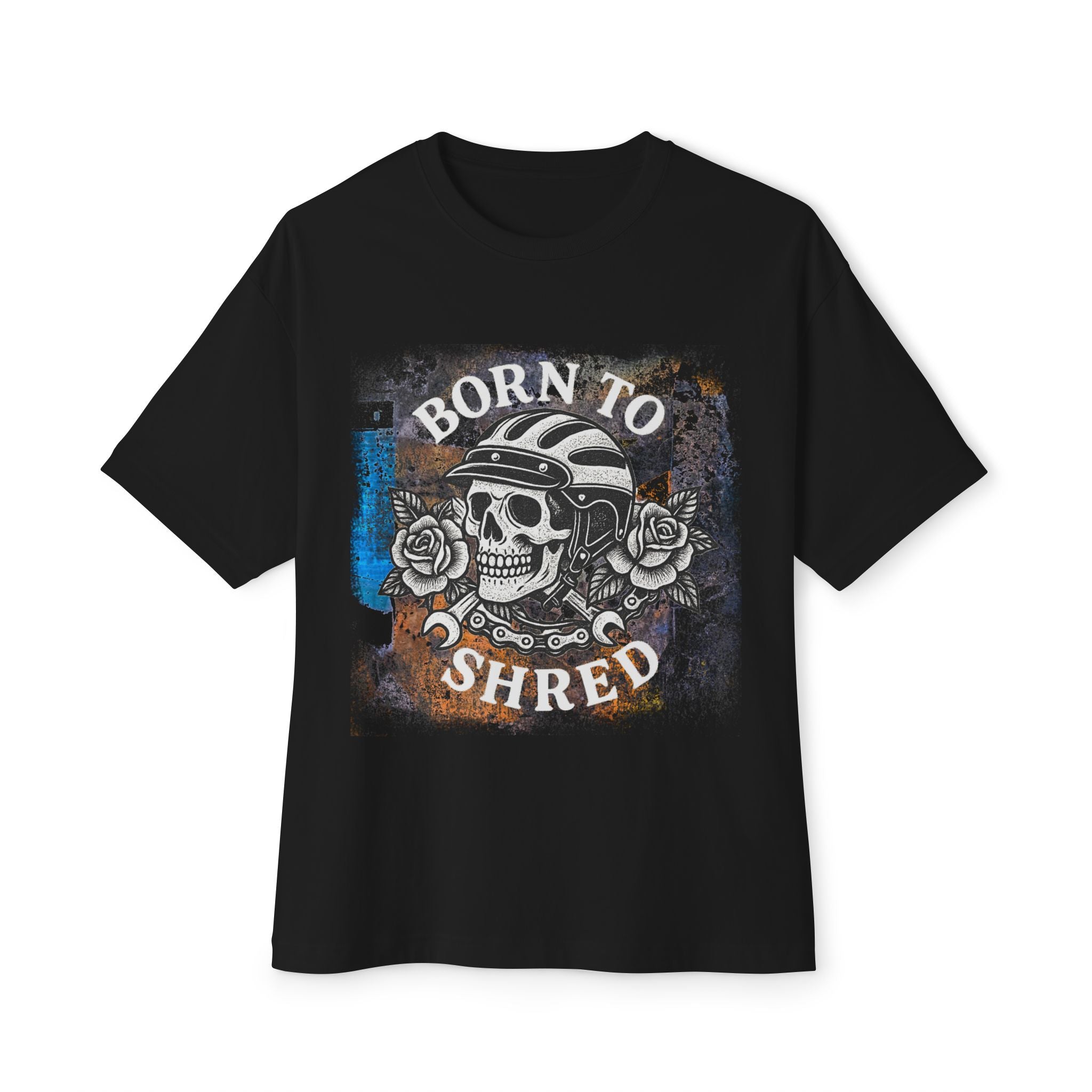 Born to Shred Oversized Skull Women's Tee
