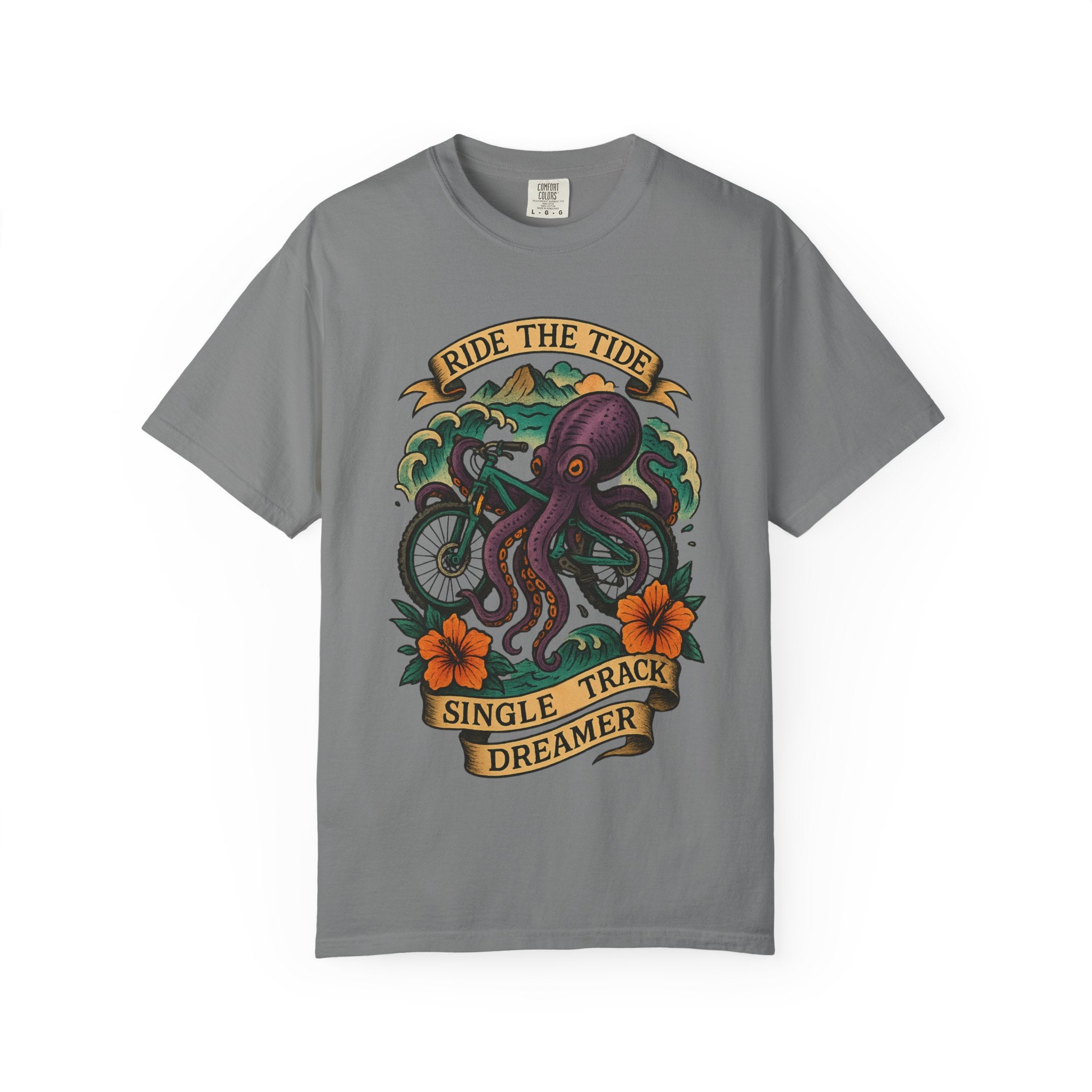 Ride the Tide – Men's Garment-Dyed T-Shirt by Single Track Dreamer