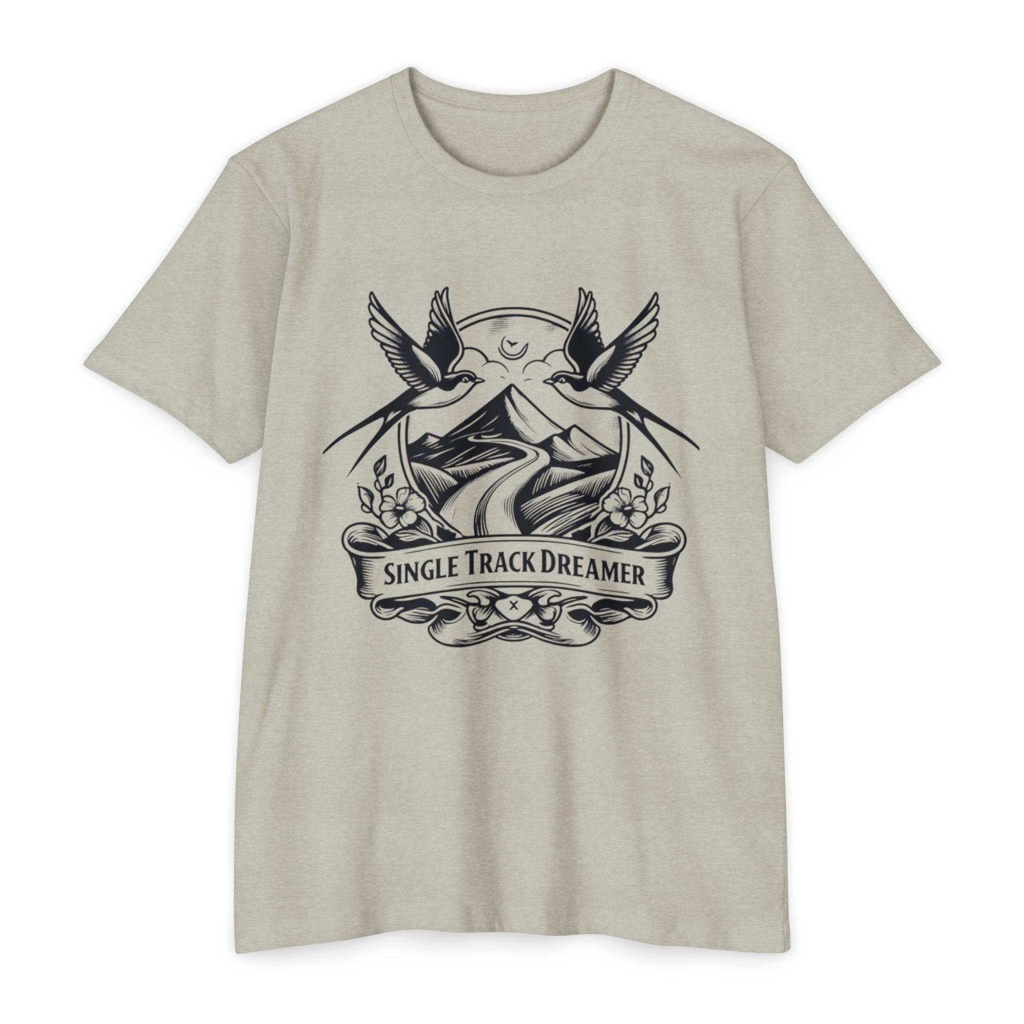 Swallows & Trails | Single Track Dreamer Vintage Rider Tee