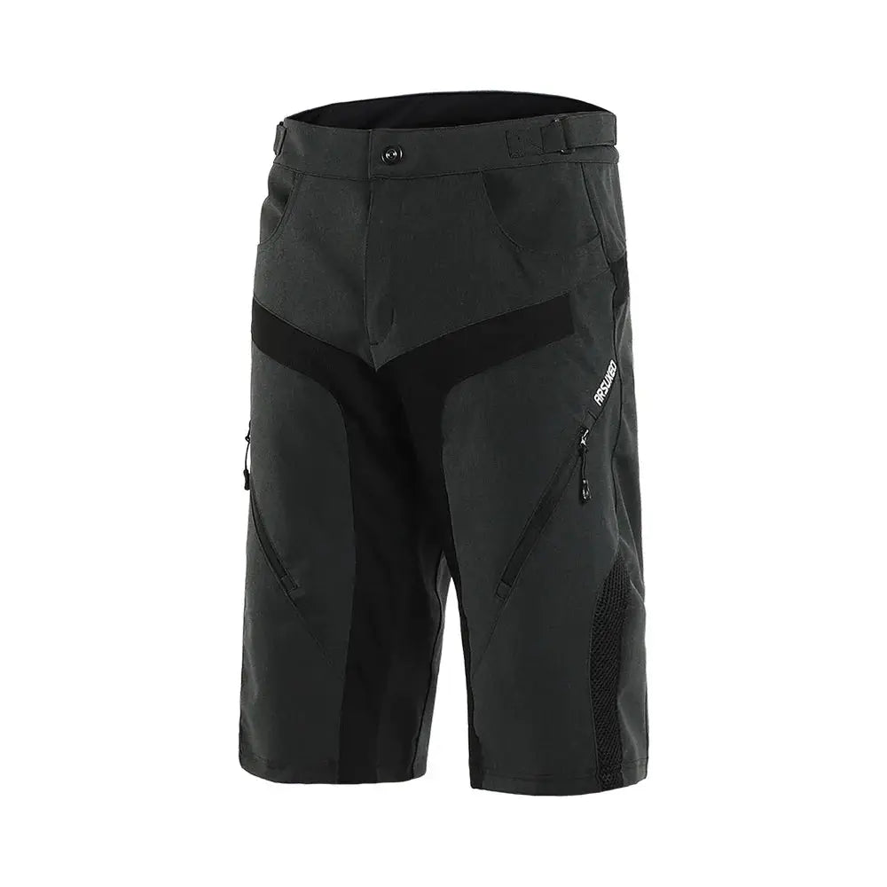 a picture of a black shorts on a white background