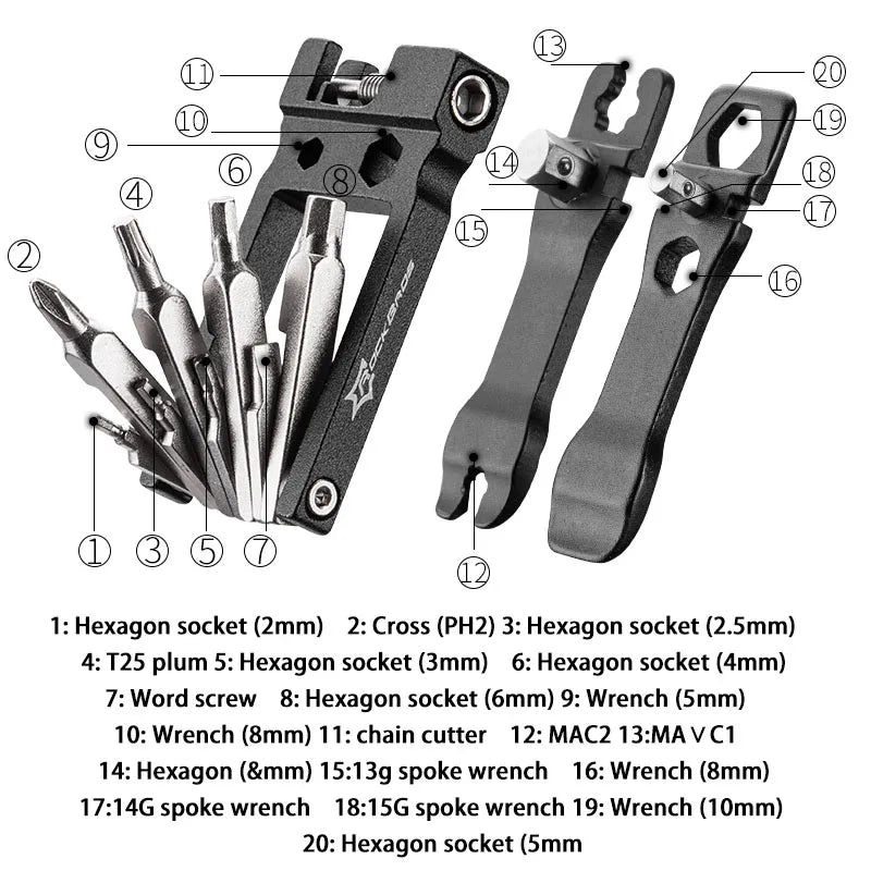 Rockbros Multi Tool Kit