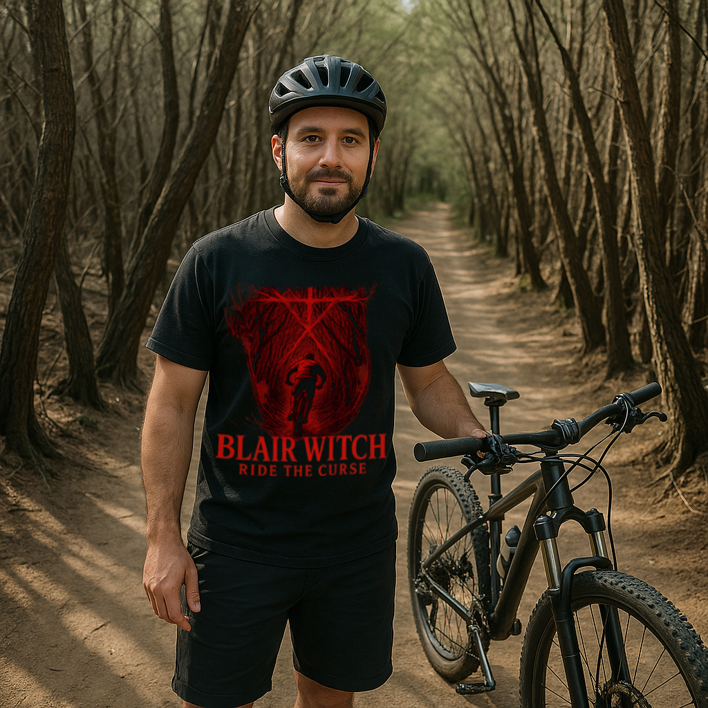 Blair Witch Ride the Curse Graphic T-Shirt | The Famous Loftus Trail Segment