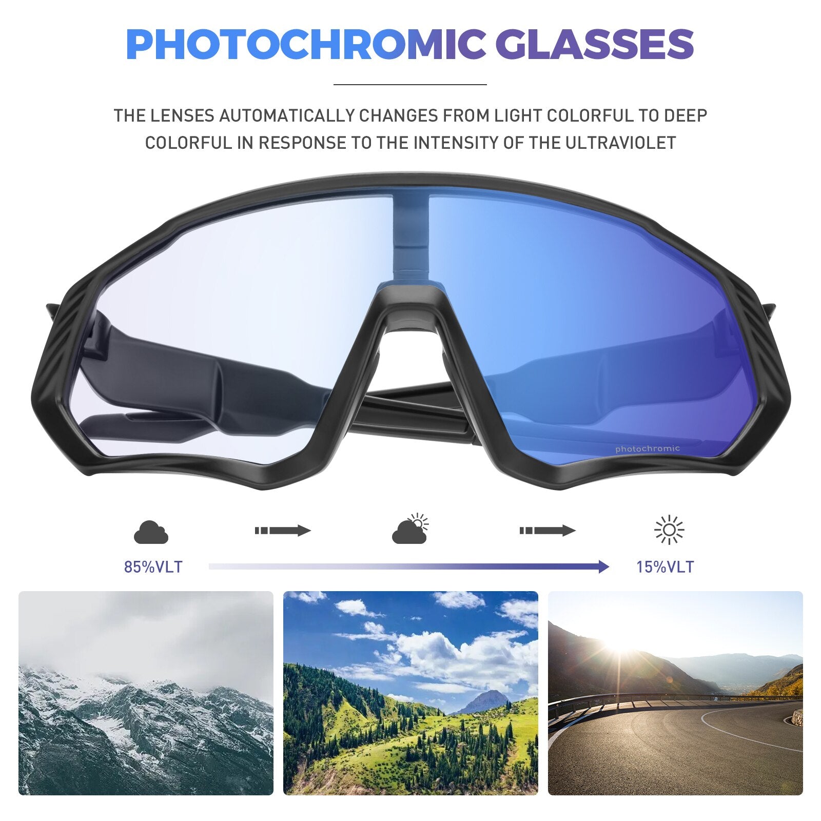 MTB GLASSES | POLARIZED LENSES UV400 - Single Track Dreamer