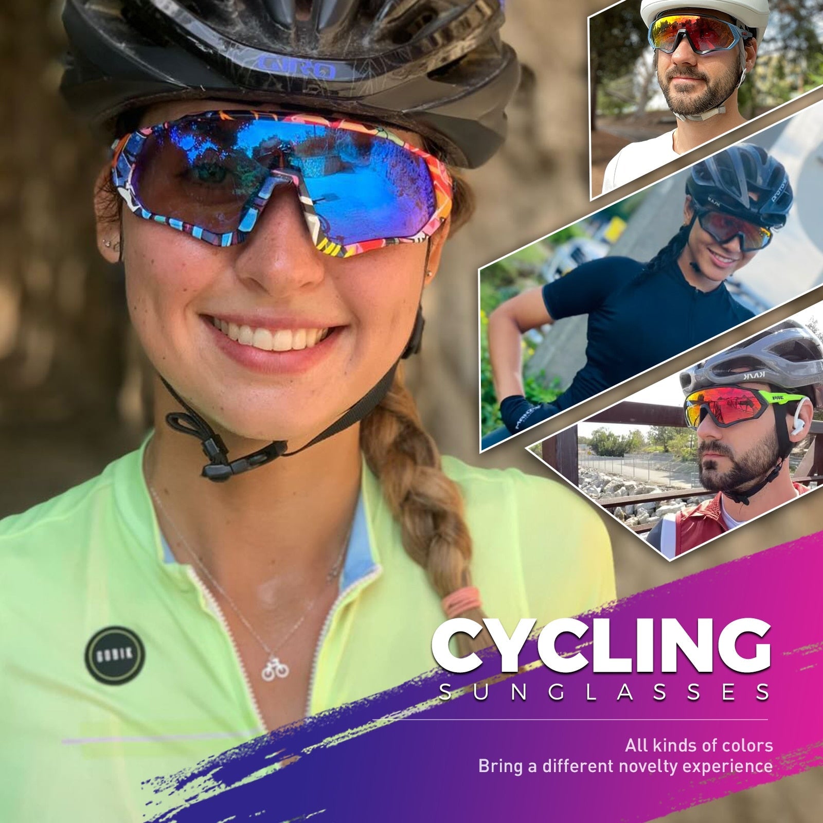 MTB GLASSES | POLARIZED LENSES UV400 - Single Track Dreamer