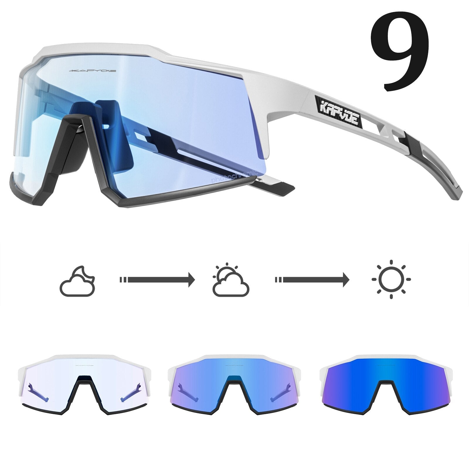 MTB GLASSES | POLARIZED LENSES UV400 - Single Track Dreamer