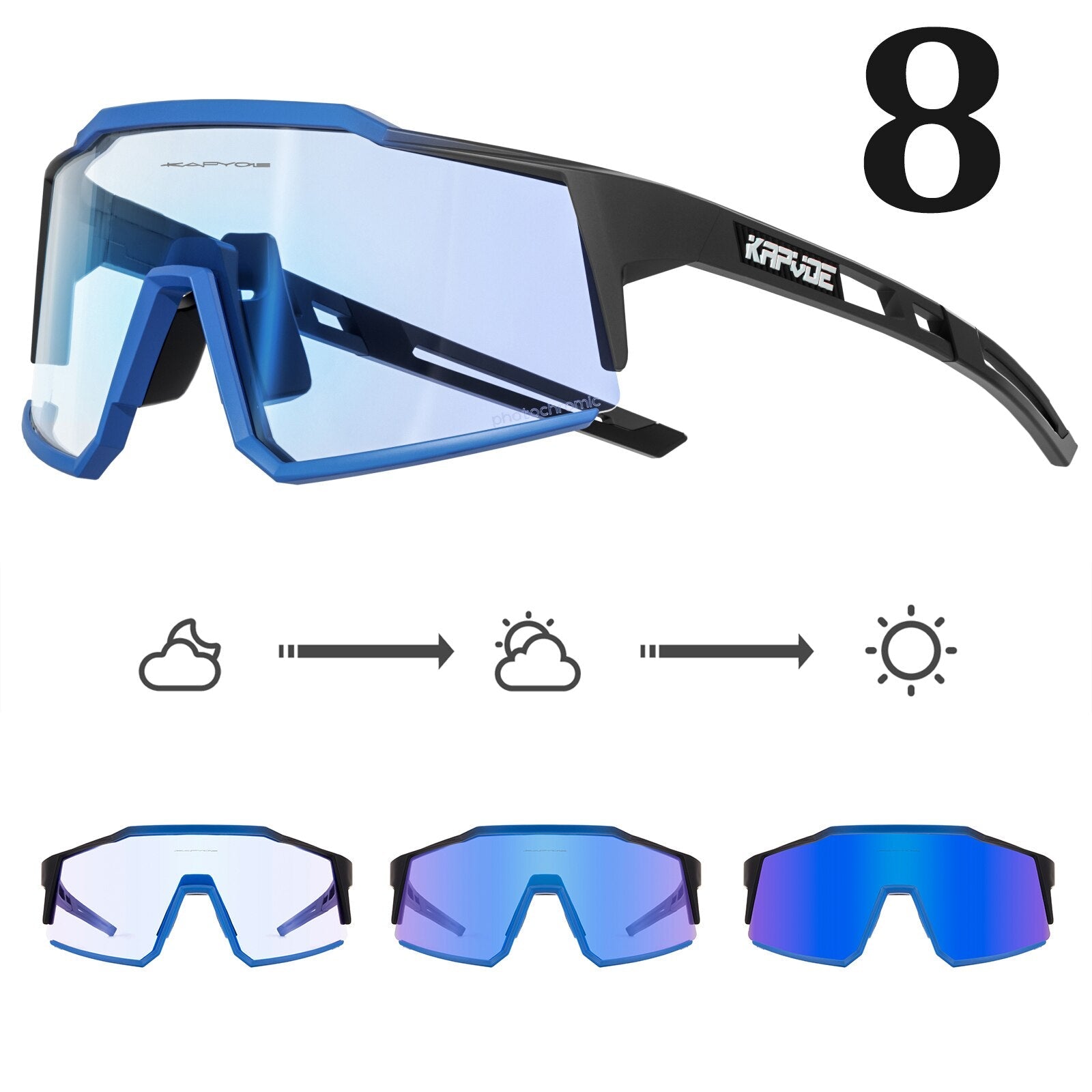 MTB GLASSES | POLARIZED LENSES UV400 - Single Track Dreamer