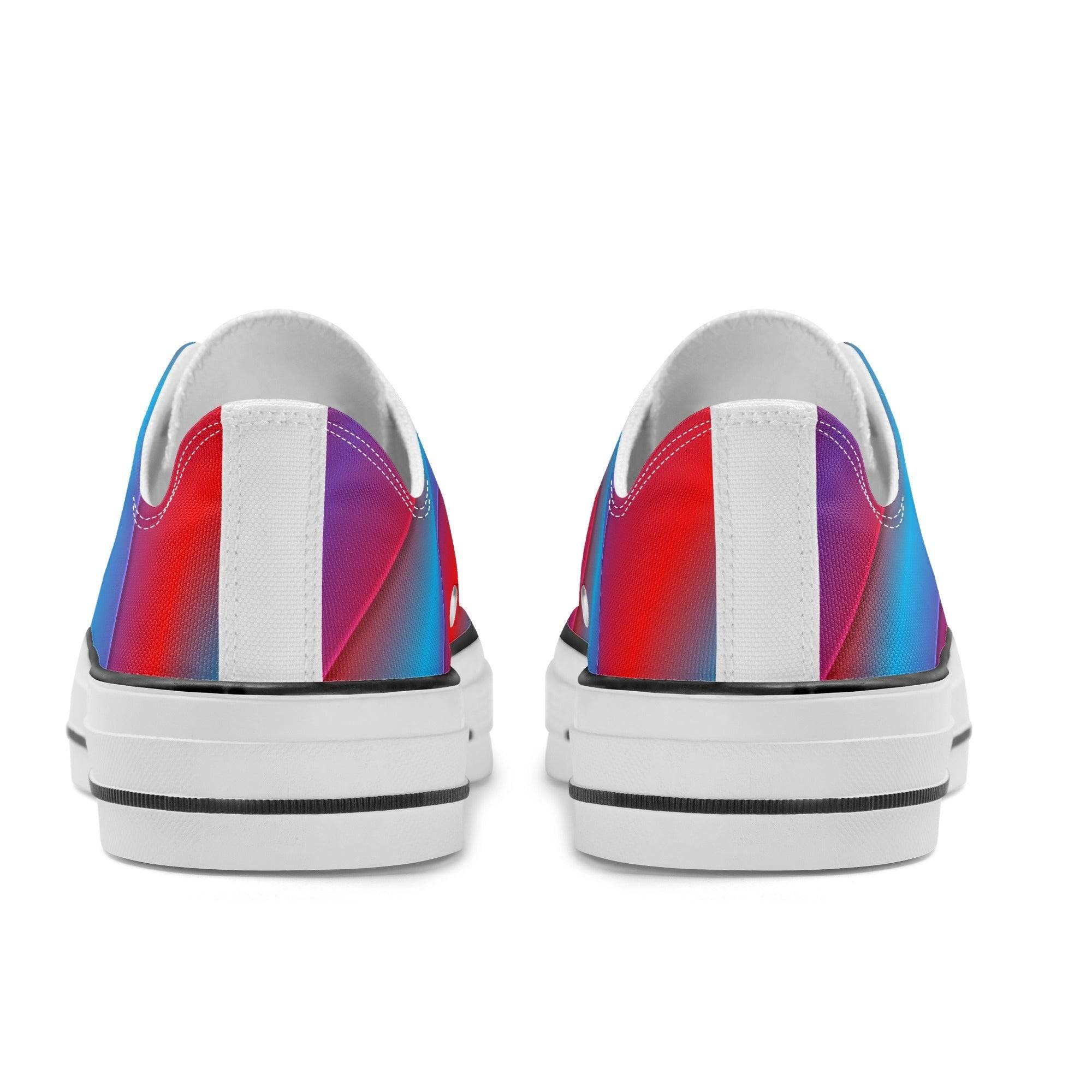 Women's Classic Low Top Canvas Shoes - Single Track Dreamer