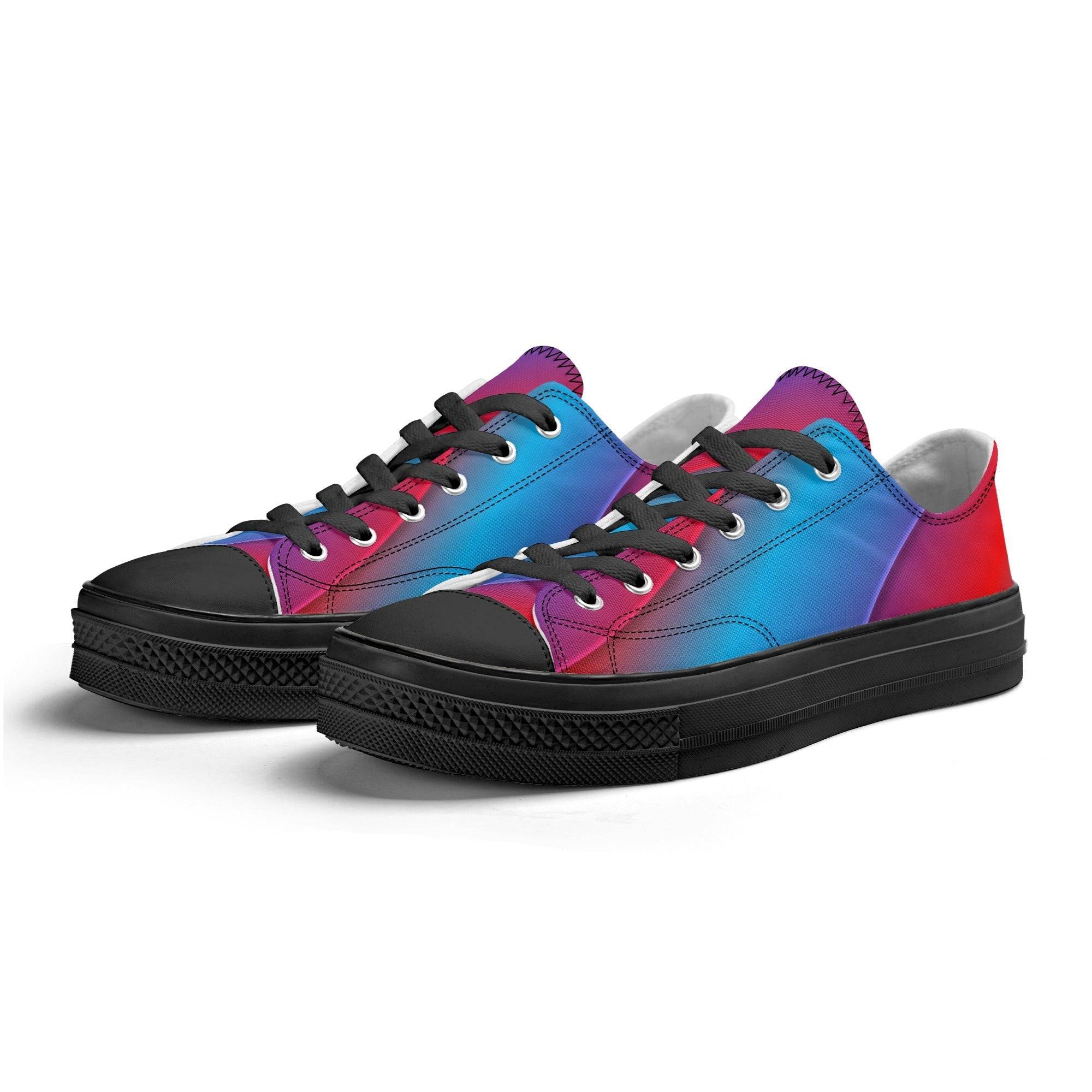 Women's Classic Low Top Canvas Shoes - Single Track Dreamer