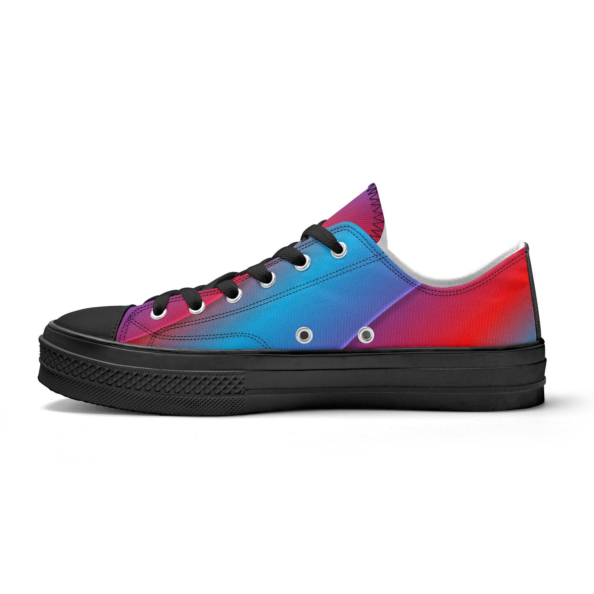 Women's Classic Low Top Canvas Shoes - Single Track Dreamer