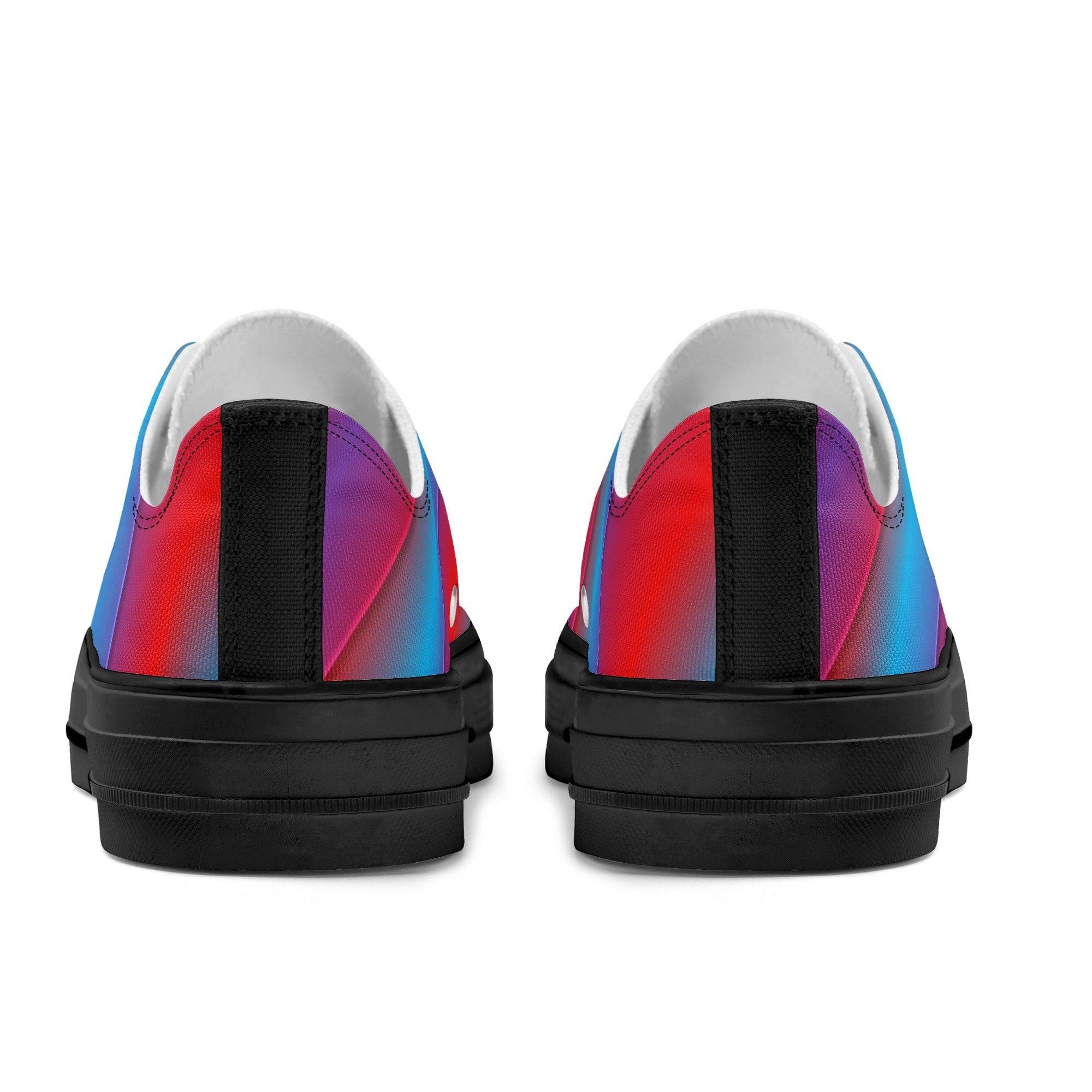 Women's Classic Low Top Canvas Shoes - Single Track Dreamer