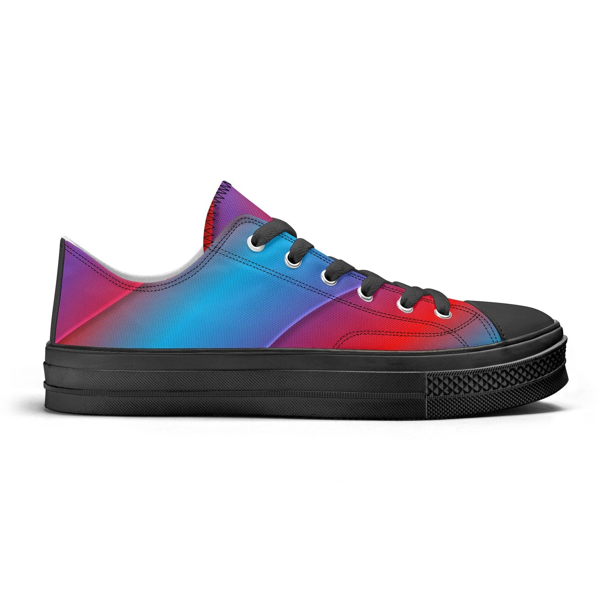 Women's Classic Low Top Canvas Shoes - Single Track Dreamer
