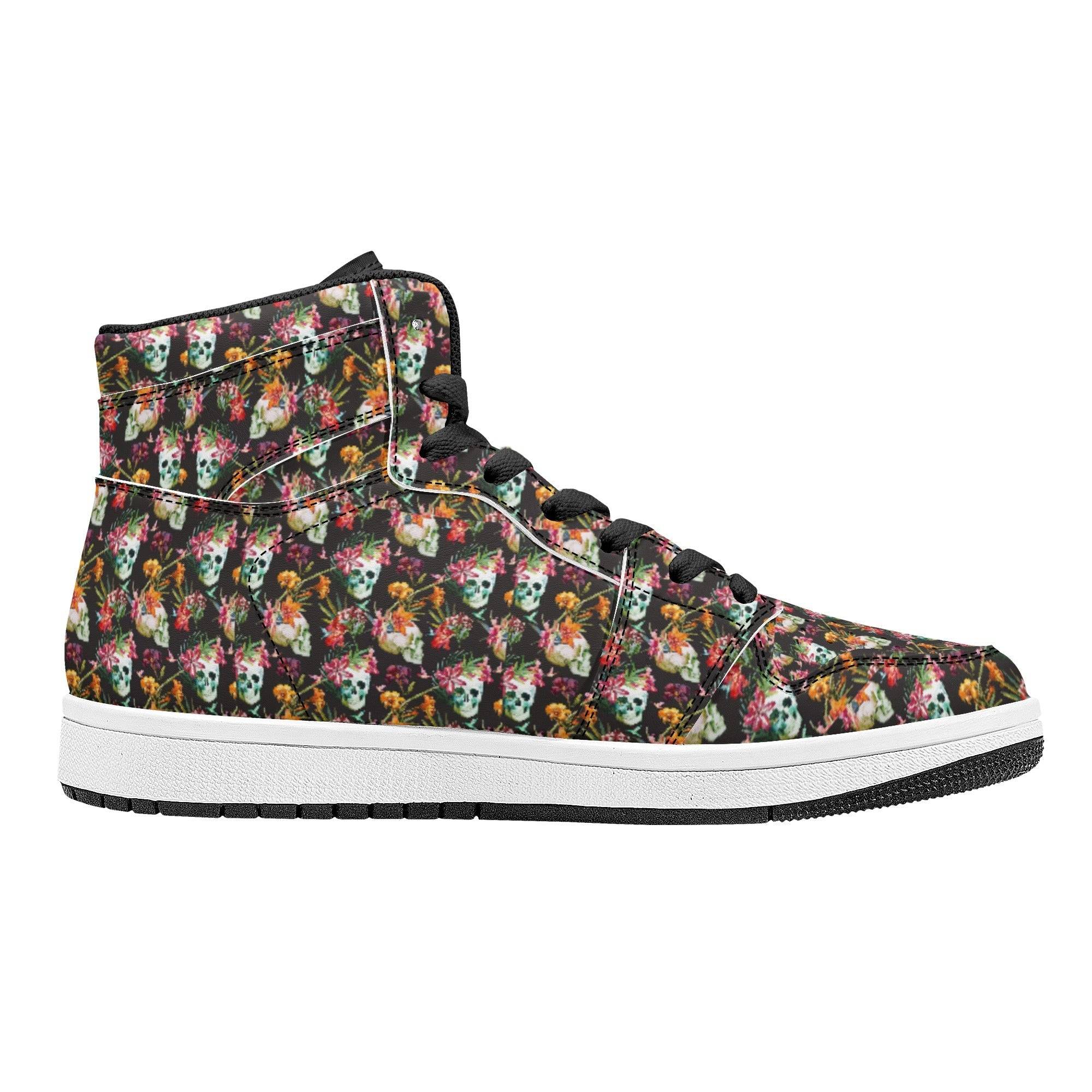 Womens High Top Leather Sneakers - Single Track Dreamer