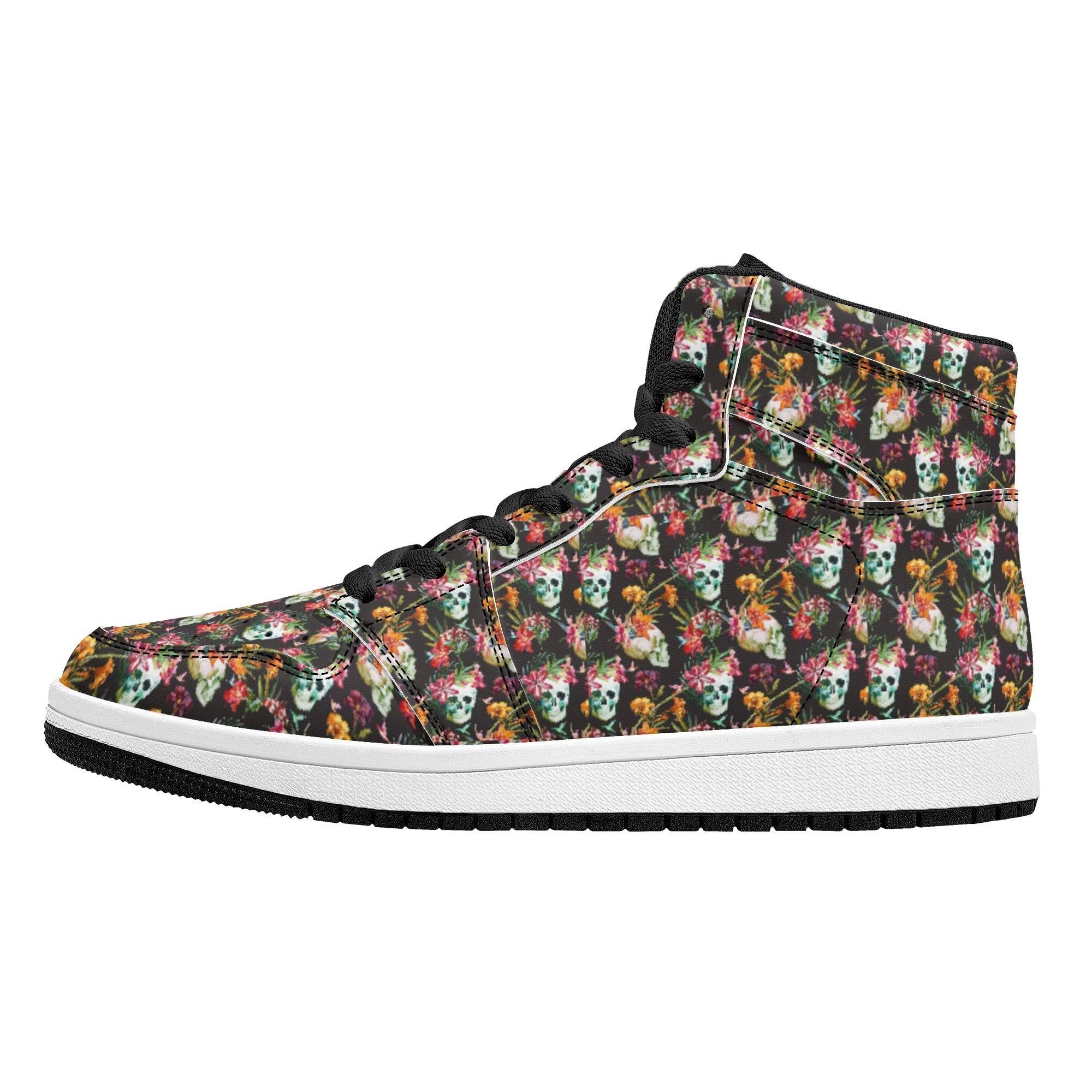 Womens High Top Leather Sneakers - Single Track Dreamer