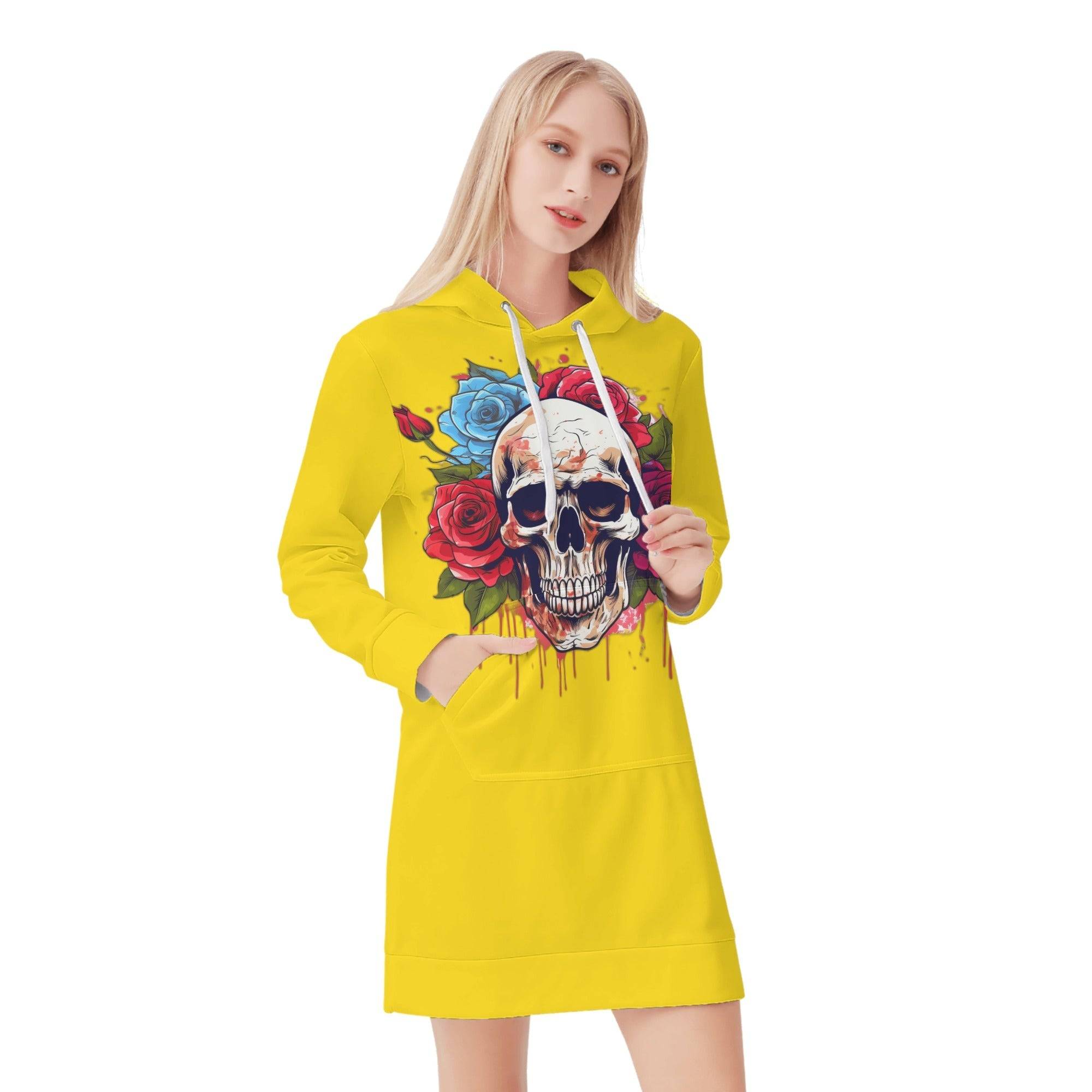 Women's Hoodie Dress - Single Track Dreamer