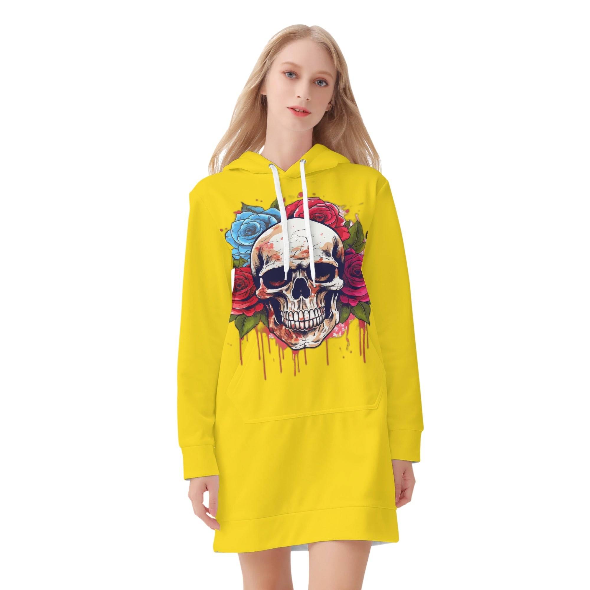 Women's Hoodie Dress - Single Track Dreamer