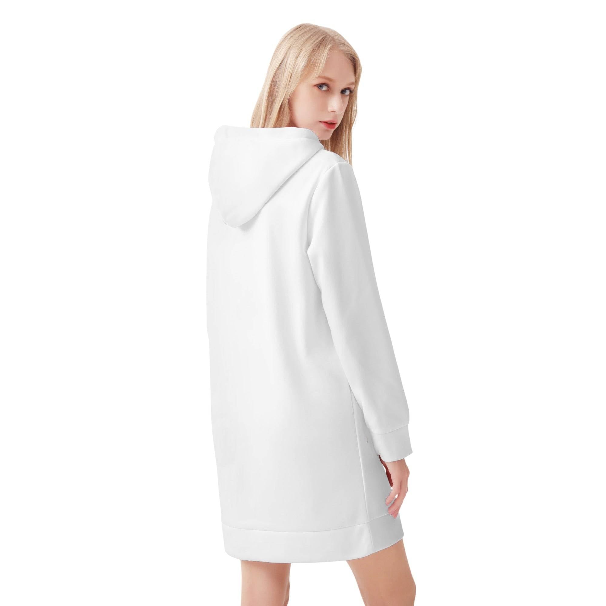Women's Hoodie Dress - Single Track Dreamer